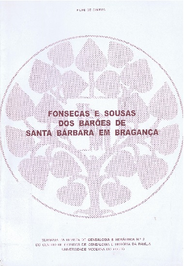 Fonsecas e Sousas dos Bares de Santa Brbara em Bragana