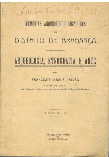 Memrias Arqueolgico-histricas do Distrito de Bragana