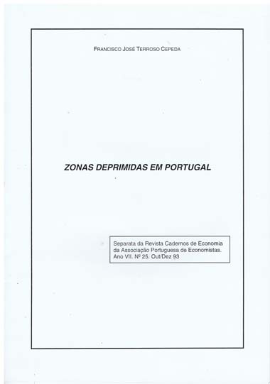 «Zonas deprimidas em Portugal».