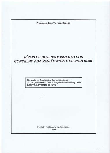 «Níveis de desenvolvimento dos concelhos da região norte de Portugal»