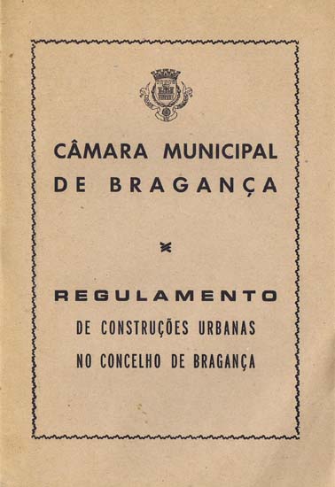 Regulamento de Construes urbanas no concelho de Bragana